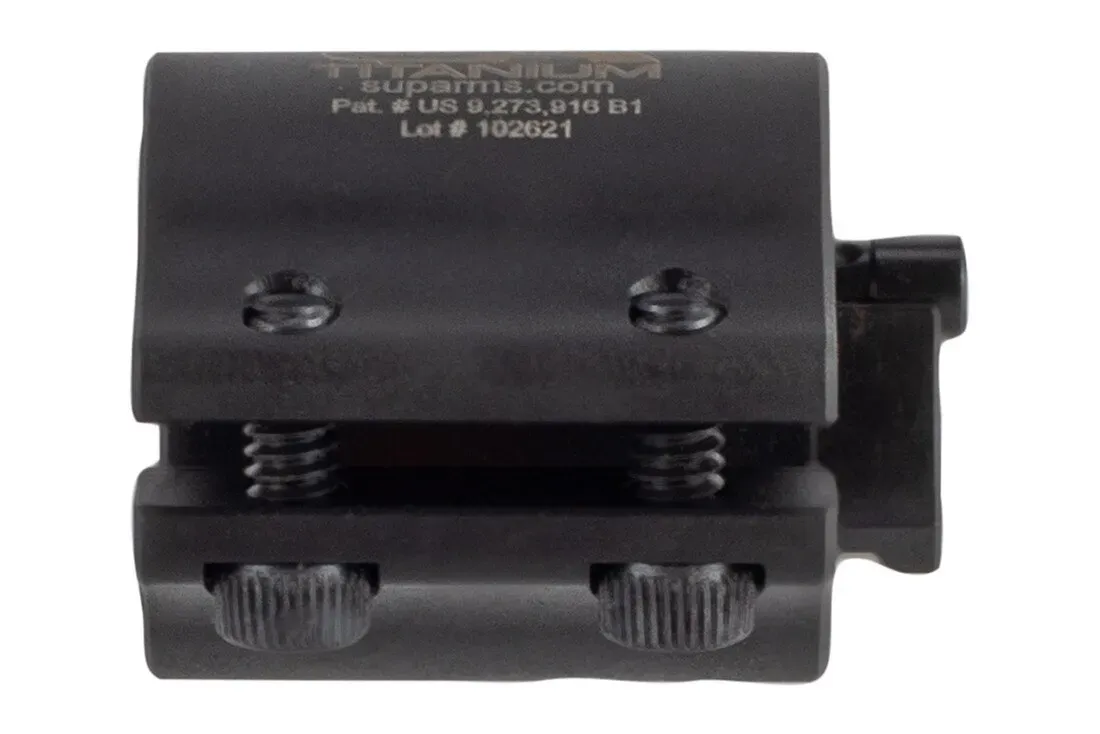 Superlative Arms Bleed Off Adjustable Gas Block Clamp on .750" -Titanium - Dlc Dark Finish - Gas Block for AR-15 - view 1