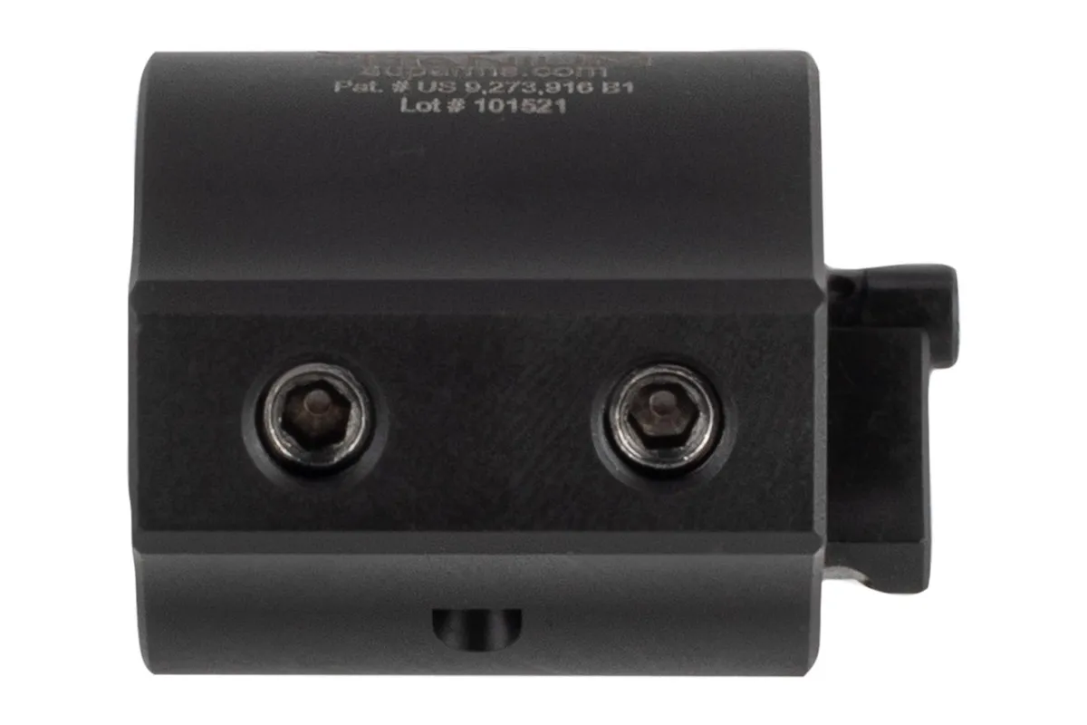 Superlative Arms Bleed Off Adjustable Gas Block Set Screw .750" - Titanium - Dlc Dark Finish - Gas Block for AR-15, vista 2