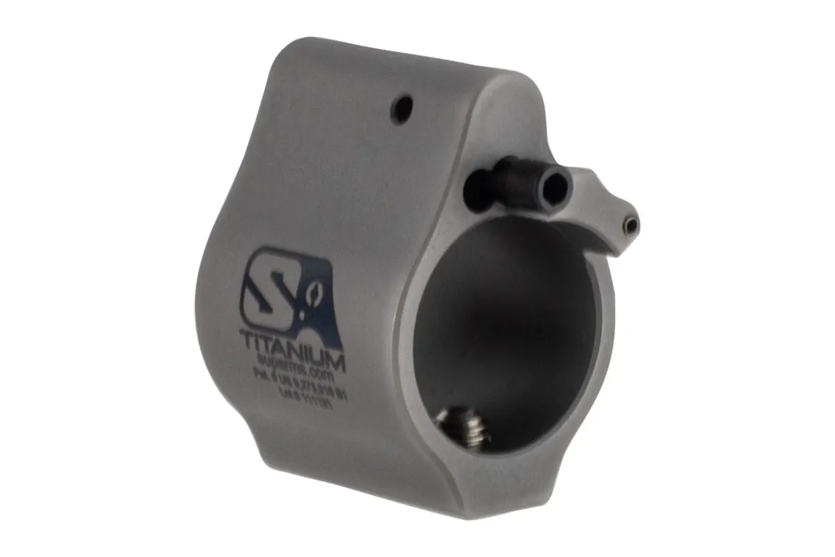 Superlative Arms Bleed Off Adjustable Gas Block Set Screw .750" - Titanium - Dlc Grey Finish - Gas Block for AR-15 - view 1