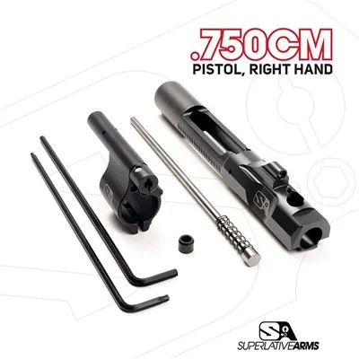 Superlative Arms Llc Ar-15 Adjustable Gas Block .750" Clamp on Melonite - Gas Block for AR-15 - view 2
