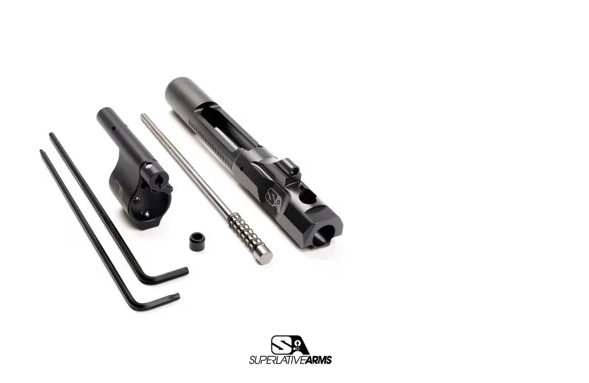 Superlative Arms Llc Ar-15 Adjustable Gas Block .750" Solid Melonite - Gas Block for AR-15 - view 1