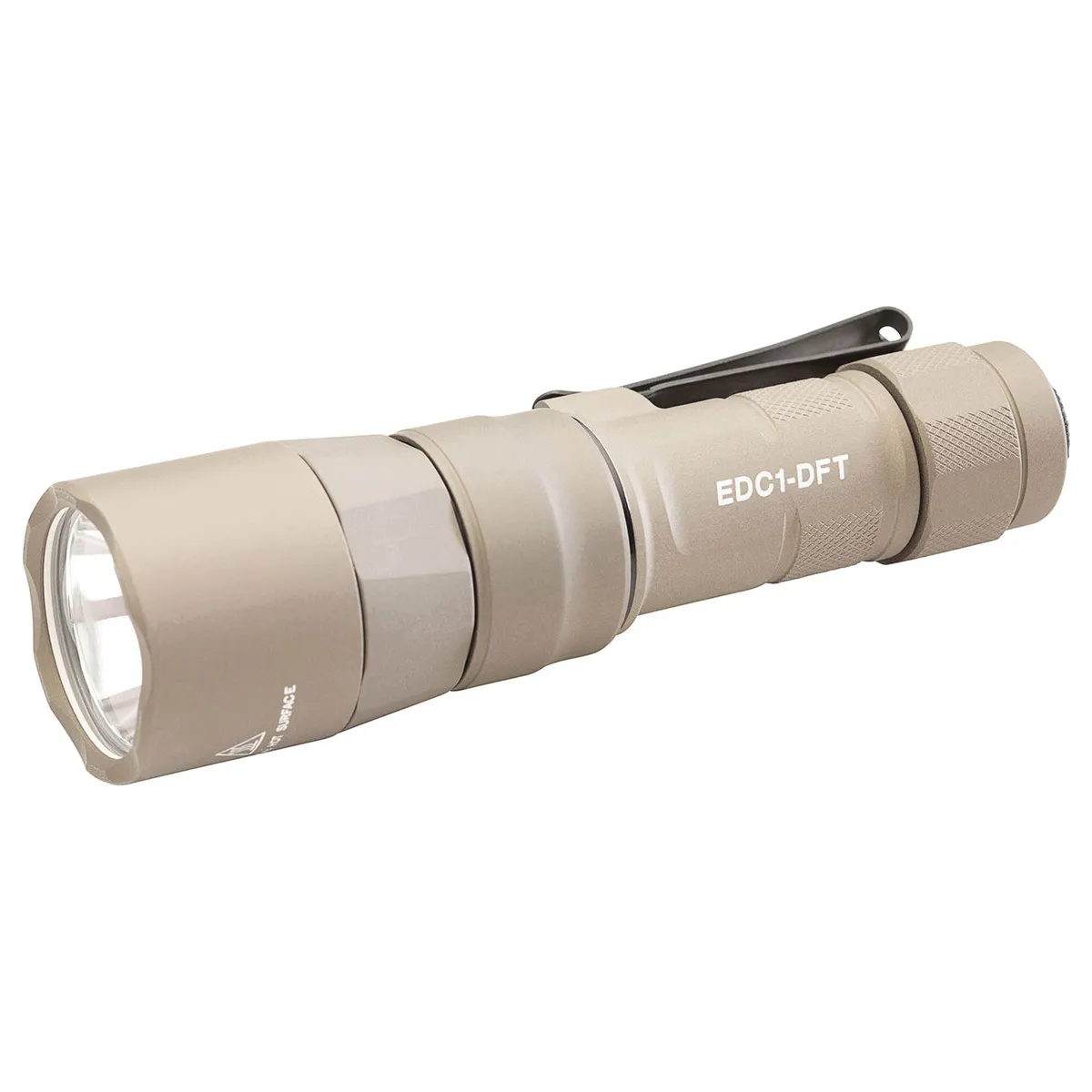 Surefire EDC1-DFT Turbo Flashlight - 650 lm Durable Tactical Flashlight - EDC1-DFT-TN - Light, vista 1