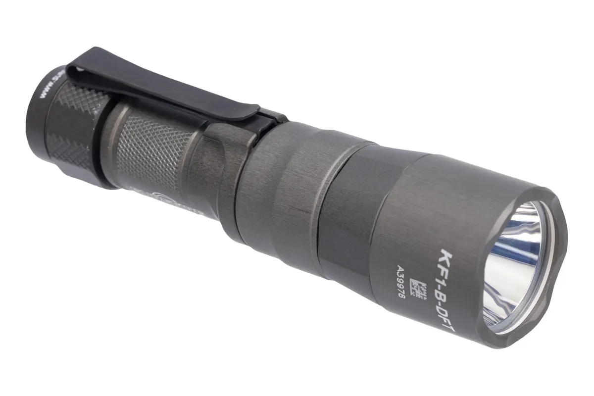 Surefire EDC1-DFT Turbo Flashlight - 650 lm High-Power Compact Tactical Flashlight - EDC1-DFT-HA - Light, vista 2