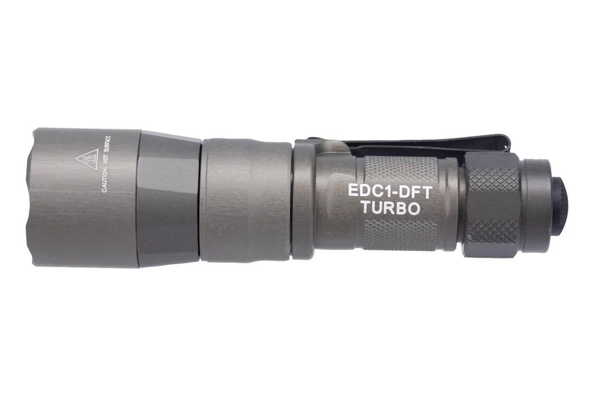 Surefire EDC1-DFT Turbo Flashlight - 650 lm High-Power Compact Tactical Flashlight - EDC1-DFT-HA - Light, vista 3