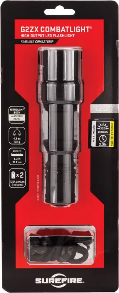 Surefire-Laser Product 600 lm LED Flashlight, Black - G2ZX-C-BK - Light, vista 1
