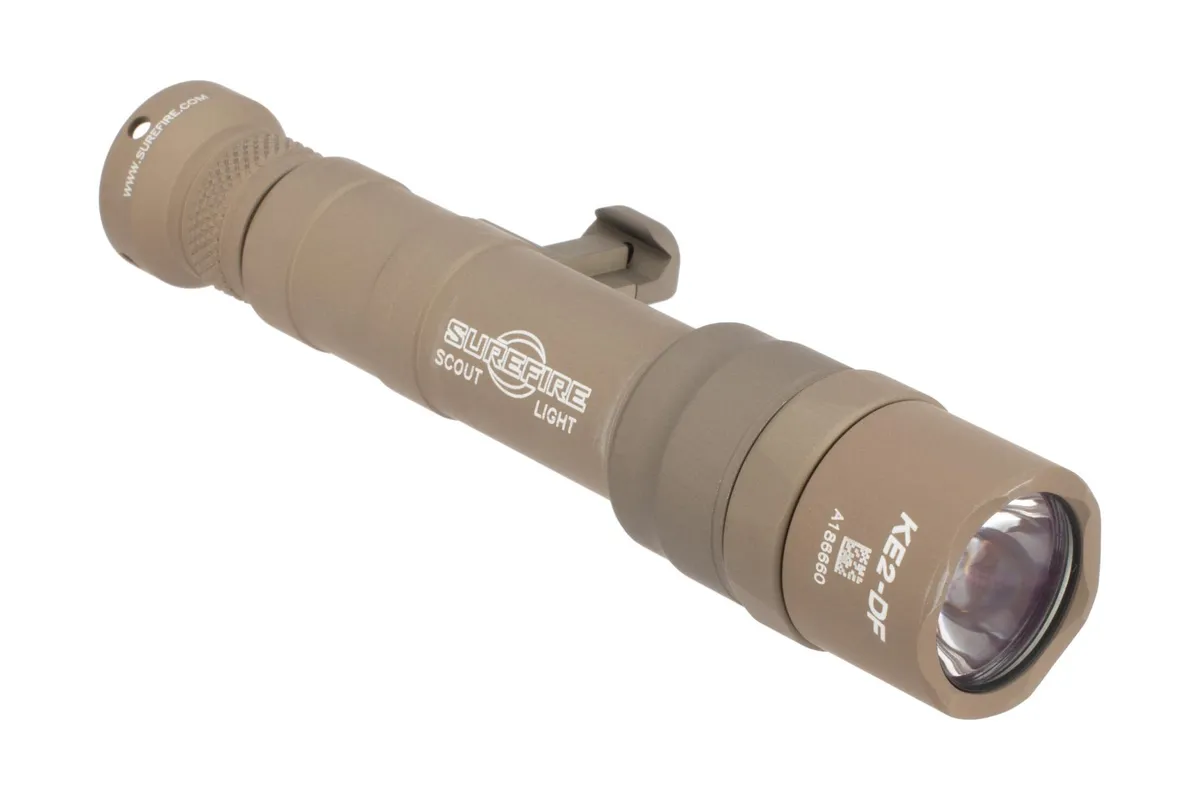 SureFire M640DF Scout Light Pro Dual Fuel Weapon Light - 1500 Lumens - Tan - Light, vista 1