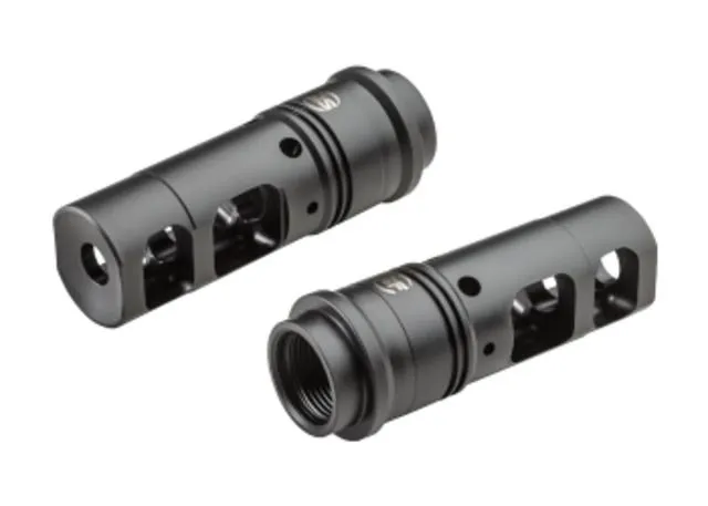 SureFire SOCOM 5/8x24 RH .338 Lapua Suppressor Adapter Muzzle Brake, Black - SFMB-338-5,8-24 - Muzzle Device for AR-15 - view 2