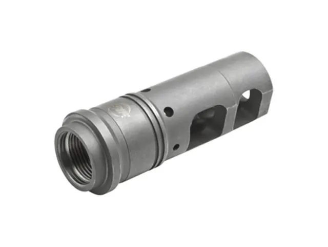 SureFire SOCOM 5/8x24 RH .338 Lapua Suppressor Adapter Muzzle Brake, Black - SFMB-338-5,8-24 - Muzzle Device for AR-15 - view 3
