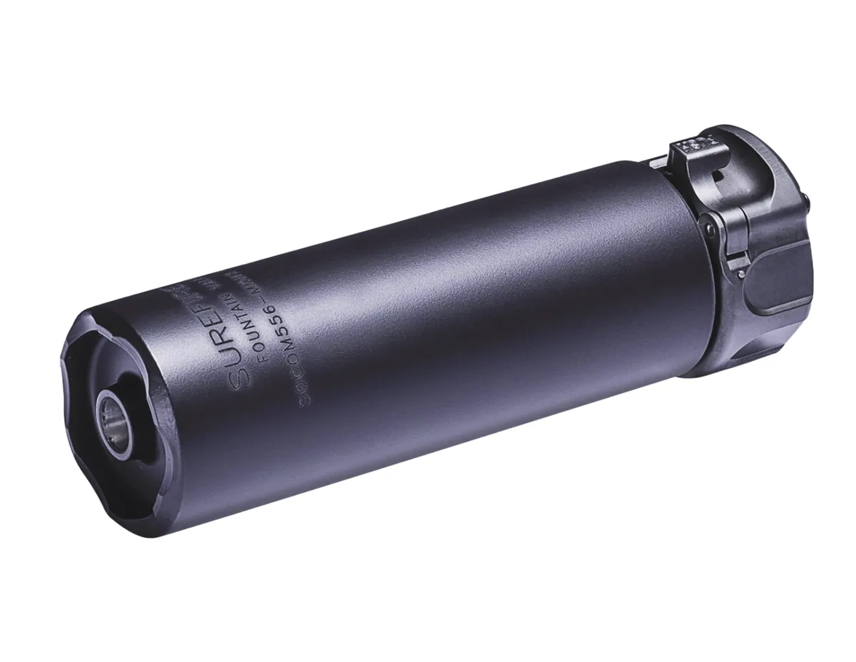 Surefire SOCOM556 Mini Gen2 Suppressor, Black - SOCOM556MINI2BK - Suppressor - view 1