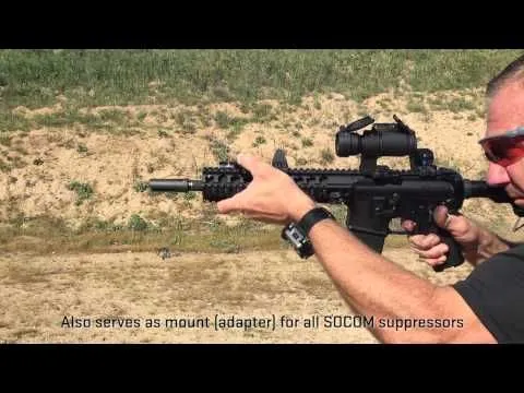 SureFire Warcomp 556 Ctn 1/2x28 Closed Tine Flash Hider - Muzzle Device for AR-15 - view 3