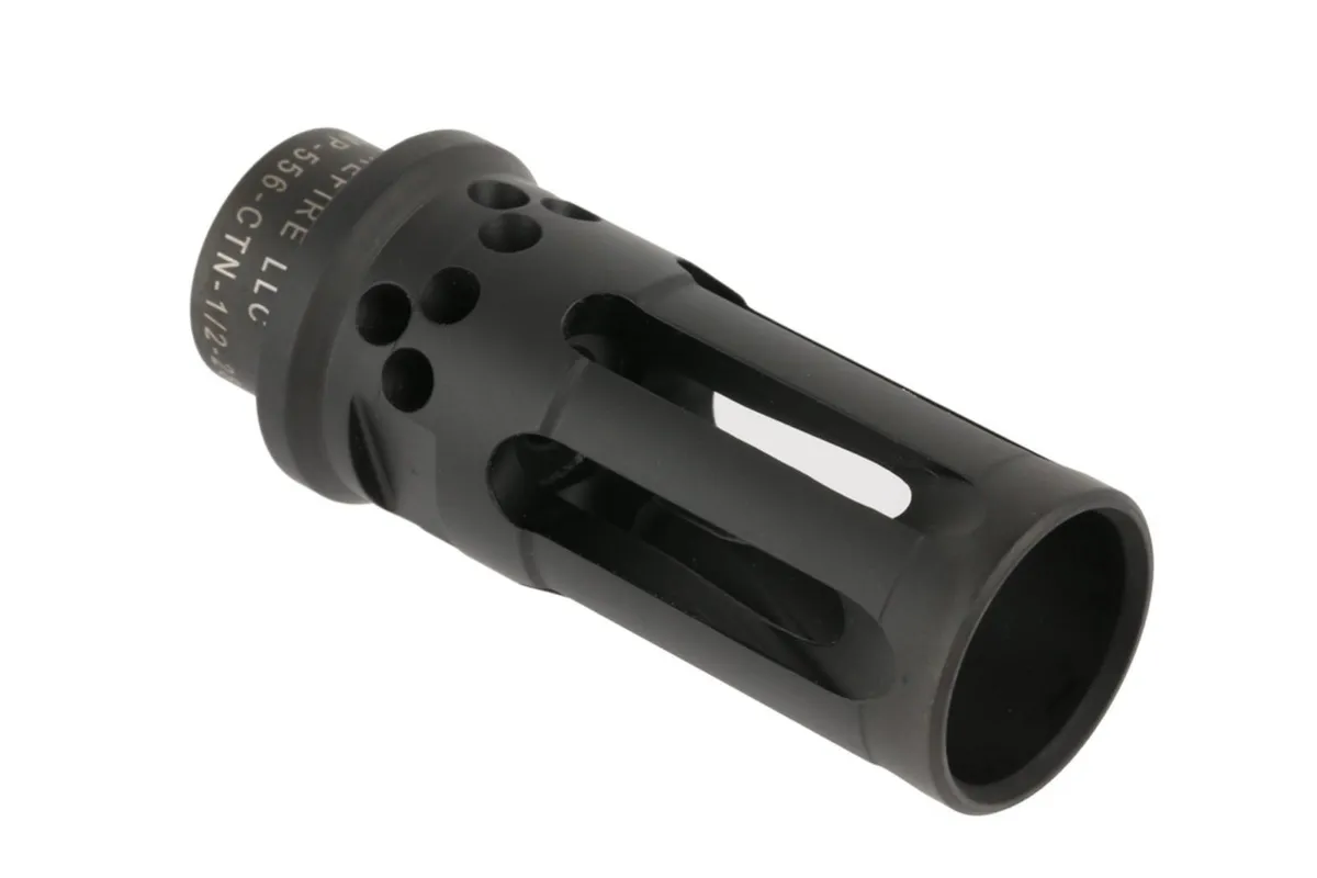 SureFire WARCOMP Flash Hider w/ Suppressor Adapter 5.56 - 1/2X28 - SFWARCOMP-556-CTN-1228 - Muzzle Device for AR-15 - view 1