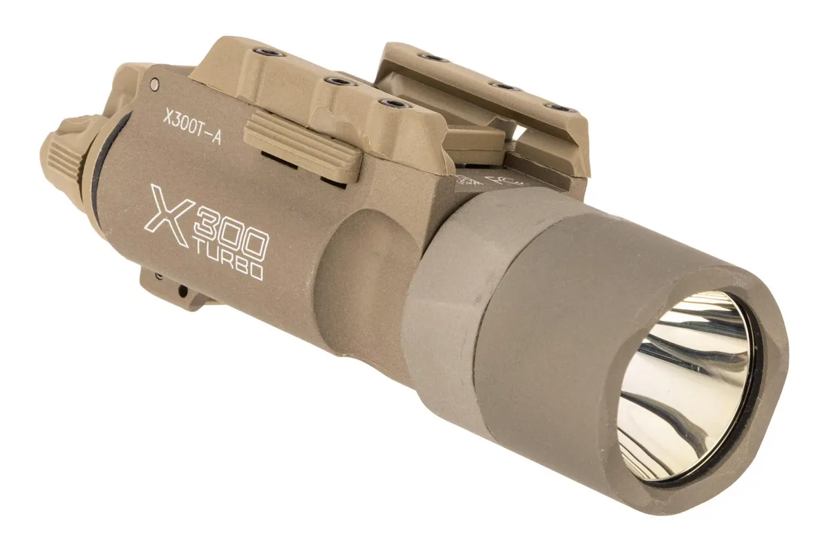 SureFire X300-A Turbo Weapon Light - 650 Lumens - Tan - Light - view 3