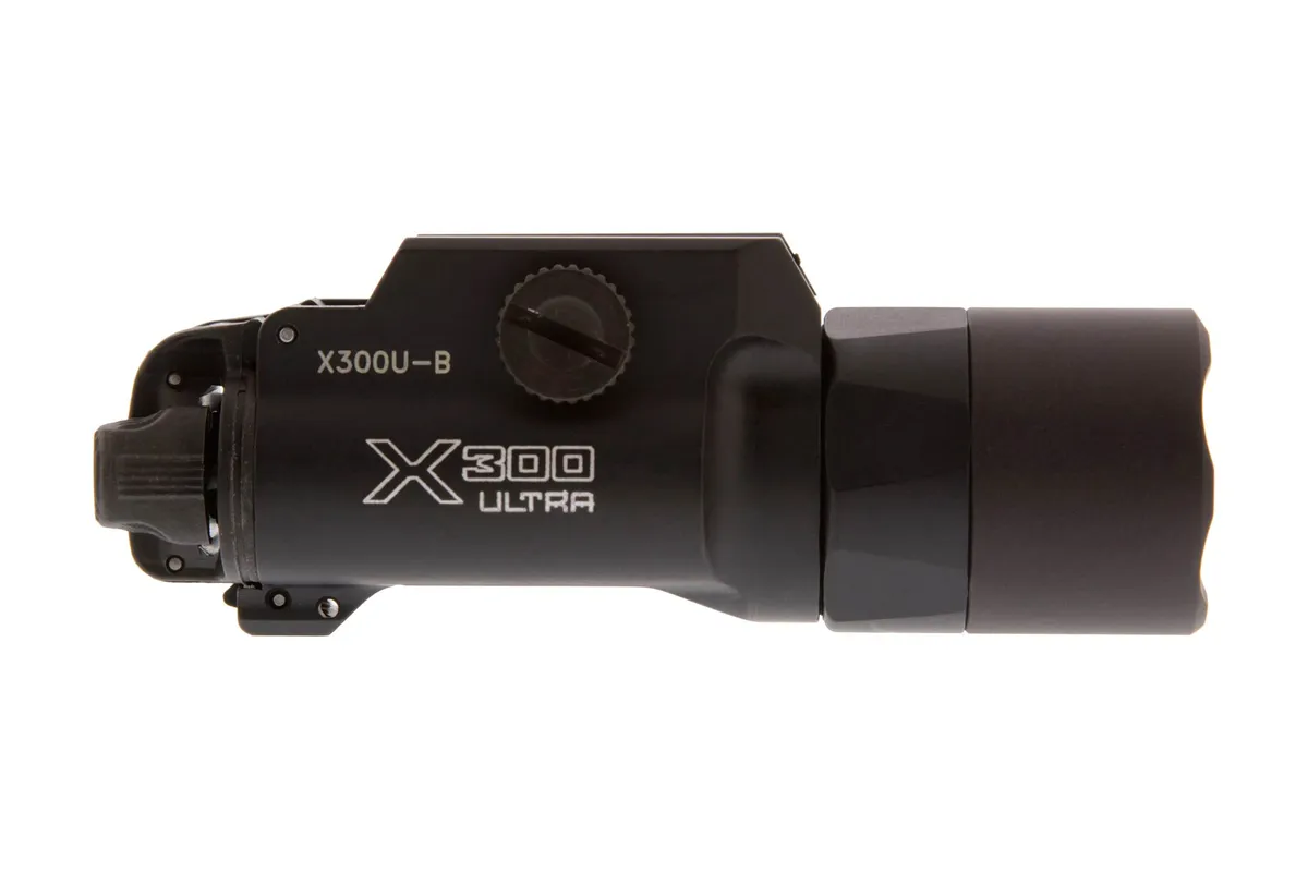 Surefire X300 Ultra 1000 lm LED Weapon Light w/ T-Slot Mounting Rail, Black - X300U-B - Light - view 2