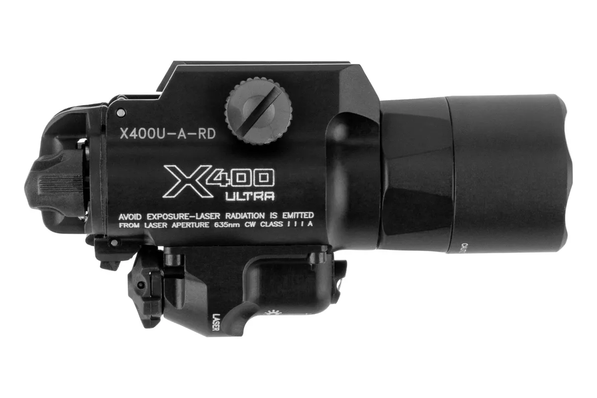 SureFire X400 Ultra 1,000 Lumen Weaponlight with Red Laser - Light, vista 2