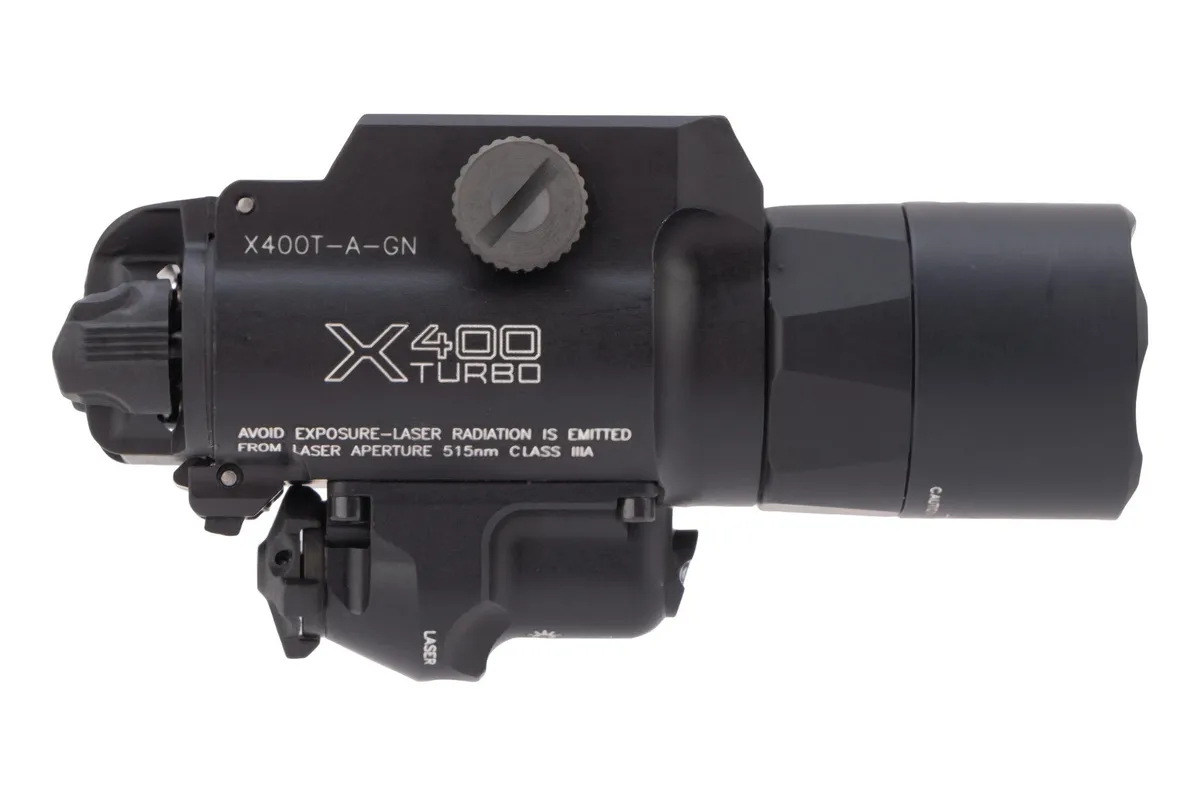 SureFire X400T-A Turbo 600 Lumen Weaponlight with Green Laser - Light - view 2