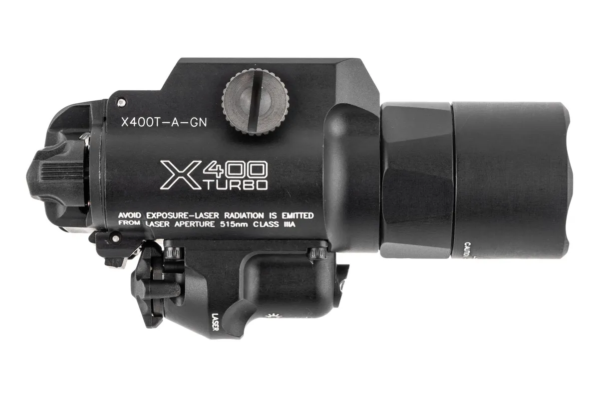 SureFire X400T-A Turbo 600 Lumen Weaponlight with Red Laser - Light, vista 2