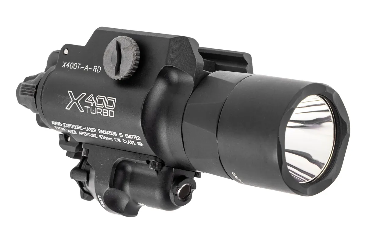 SureFire X400T-A Turbo 600 Lumen Weaponlight with Red Laser - Light - view 4