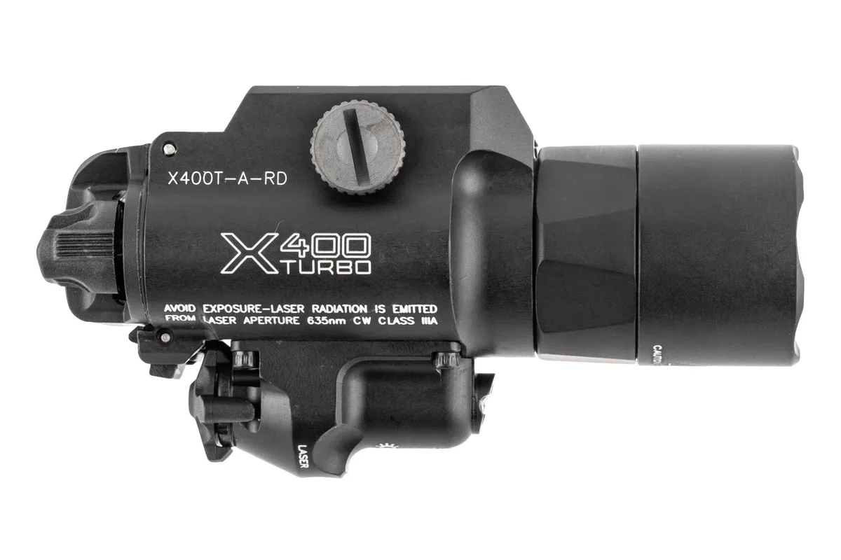 SureFire X400T-A Turbo 600 Lumen Weaponlight with Red Laser - Light - view 5