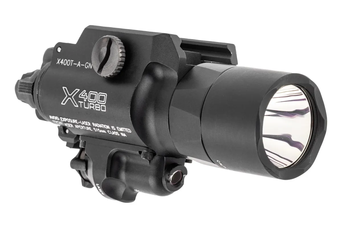 SureFire X400T-A Turbo 600 Lumen Weaponlight with Red Laser - Light - view 1