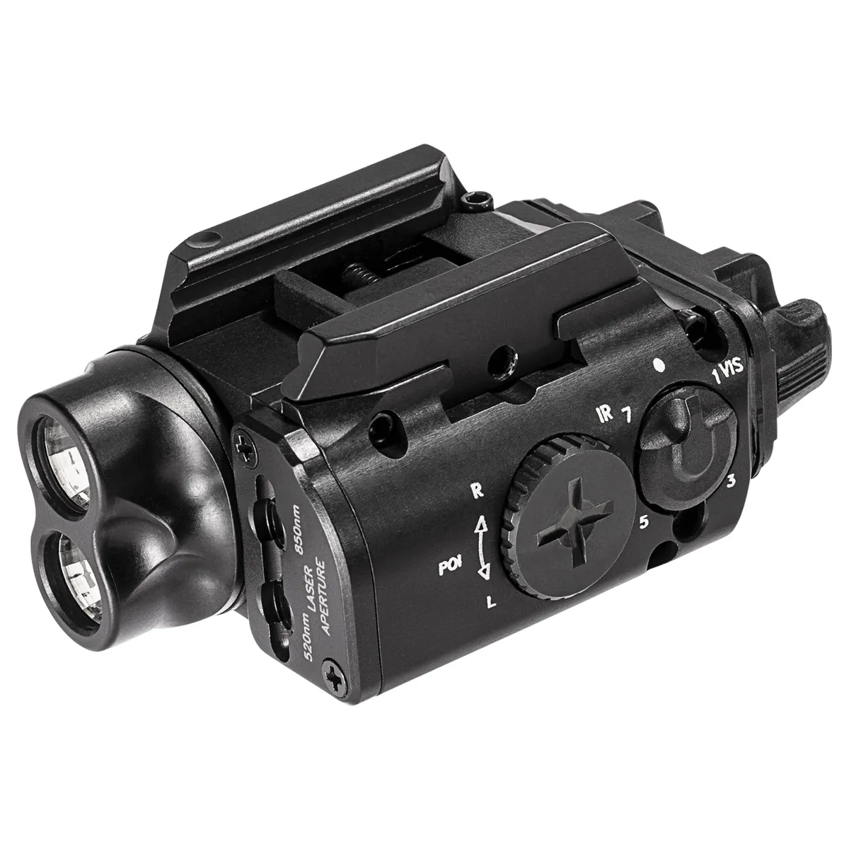SureFire XVL2-IRC Pistol/Carbine Weapon Light and Laser Module - 400 Lumen/300mW/850nm - Tan - Light, vista 1