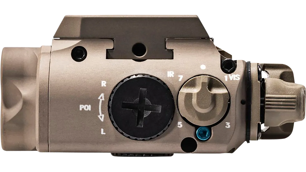 SureFire XVL2 Pistol/Carbine Weapon Light and Laser Module - 400 Lumen/300mW/850nm/520nm - Tan - Light - view 2