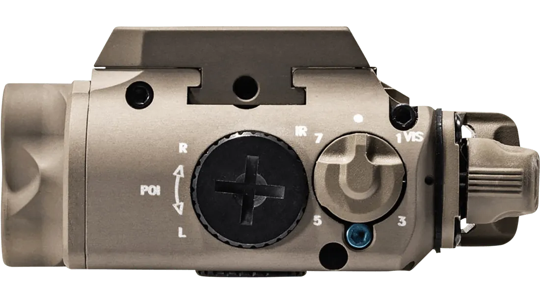 SureFire XVL2 Pistol/Carbine Weapon Light and Laser Module - 400 Lumen/300mW/850nm/520nm - Tan - Light - view 1