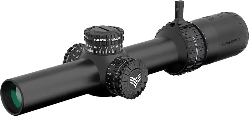 Swampfox Swamp Fox Arrowhead LPVO Series Scope 1-6x24mm Guerrilla Dot BDC Green - Rifle Scope - view 2