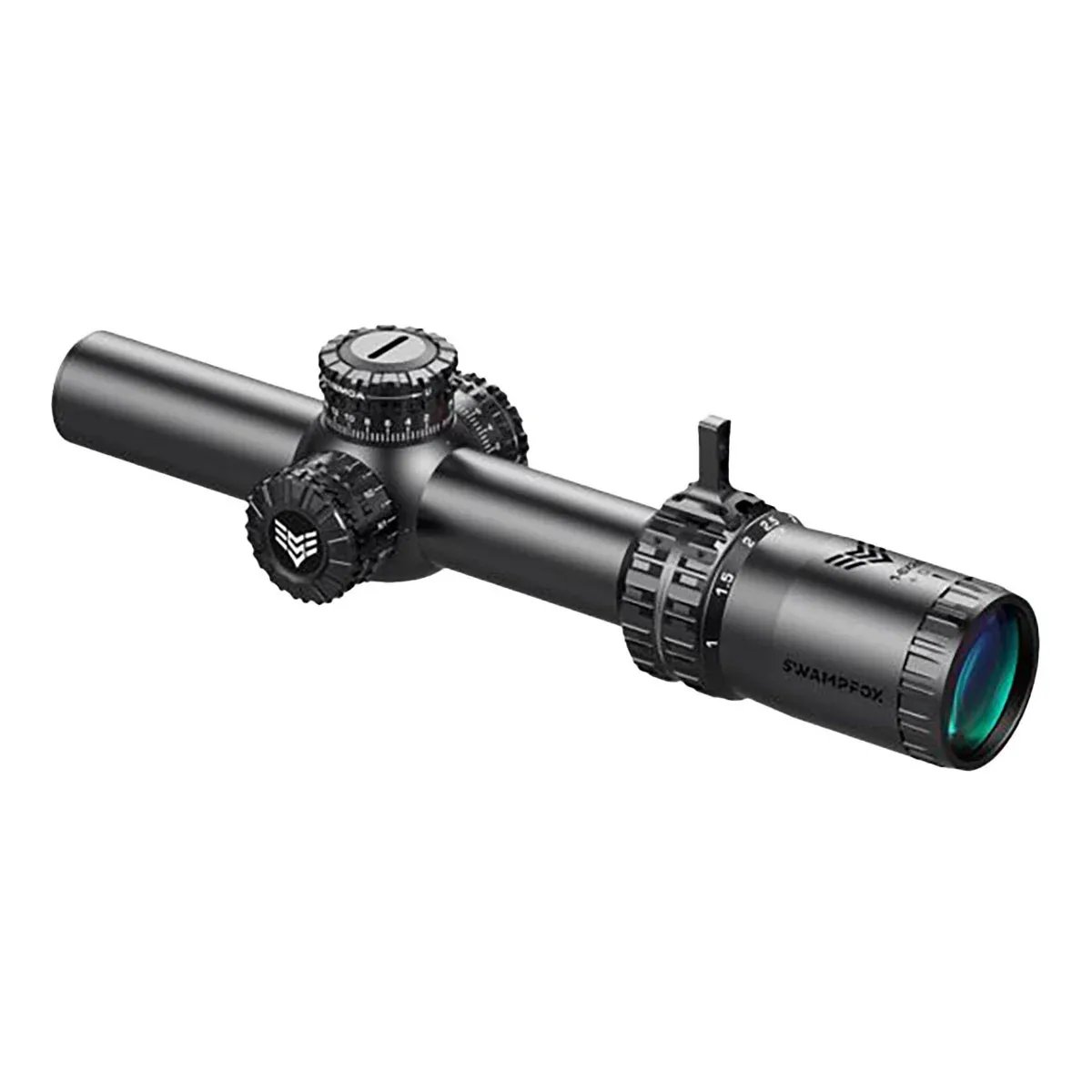 Swampfox Arrowhead LPVO 1-10x24 SFP Ill Guerrilla Dot BDC-Grn Blk Mnt - Rifle Scope - view 1