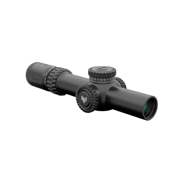 Swampfox Optics Warhorse 1-6 First Focal Plane LPVO, Dragoon MOA Green Reticle - WAR16241-GM - Rifle Scope - view 1