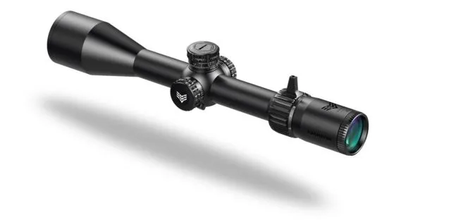 Swampfox Patriot Rifle Scope 30mm Tube First Focal Plane Sharpshooter Grid MOA Reticle Black - Rifle Scope - view 1