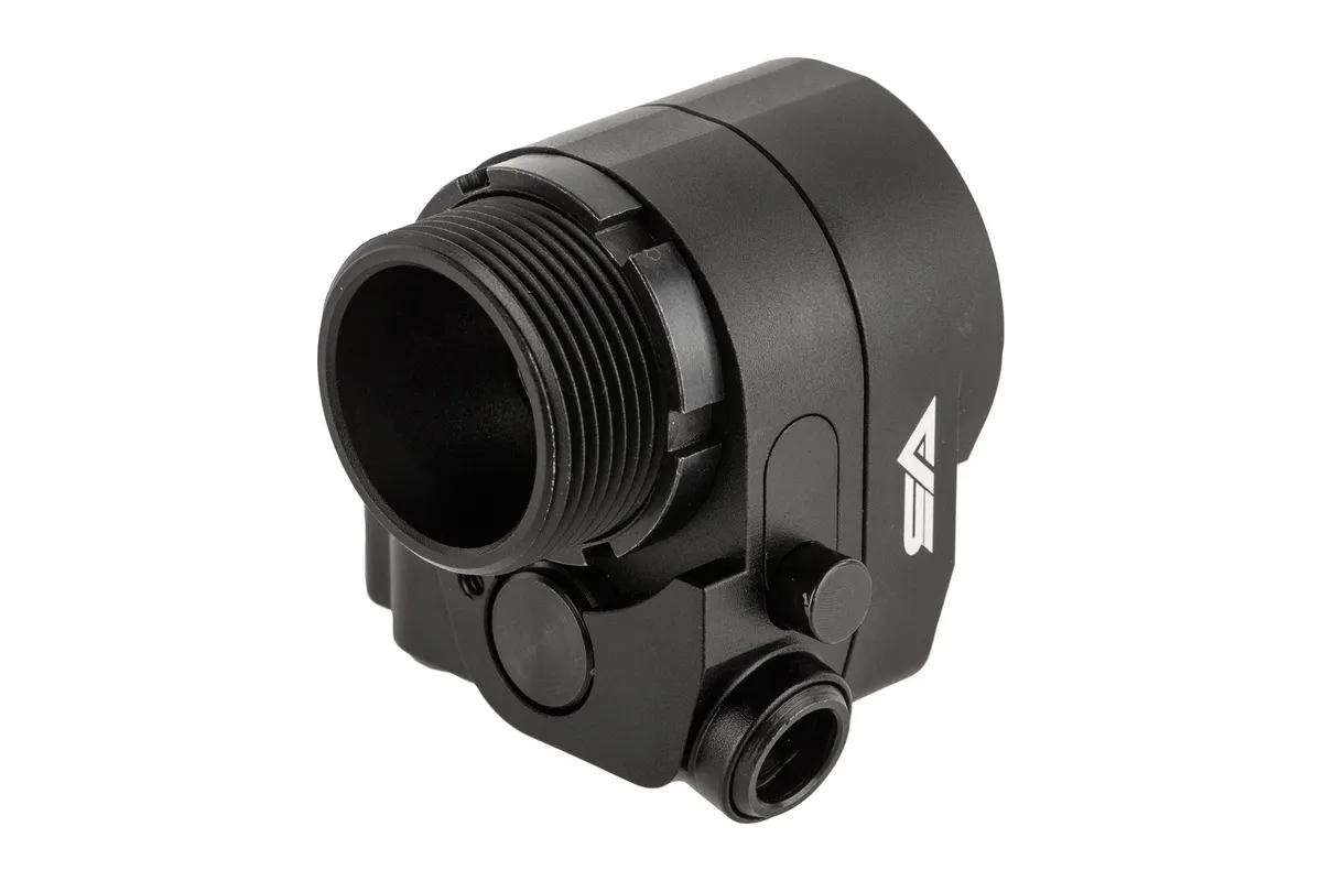 Sylvan Arms AR-15 & AR-9 Folding Stock Adapter - Gen 4 - Right Folding - Buffer Tube Assembly for AR-15, vista 2