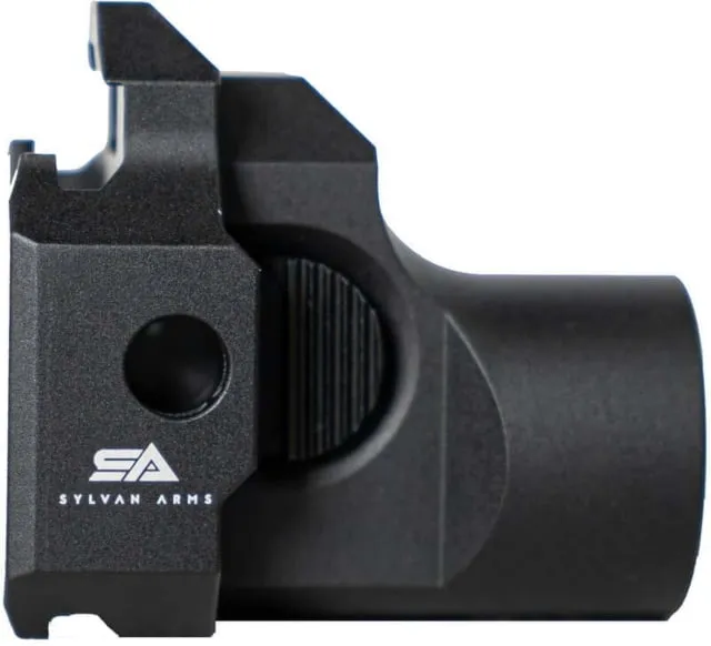 Sylvan Arms Gen2 CZ Folding Stock Adapter Black - Buffer Tube Assembly for AR-15, vista 1