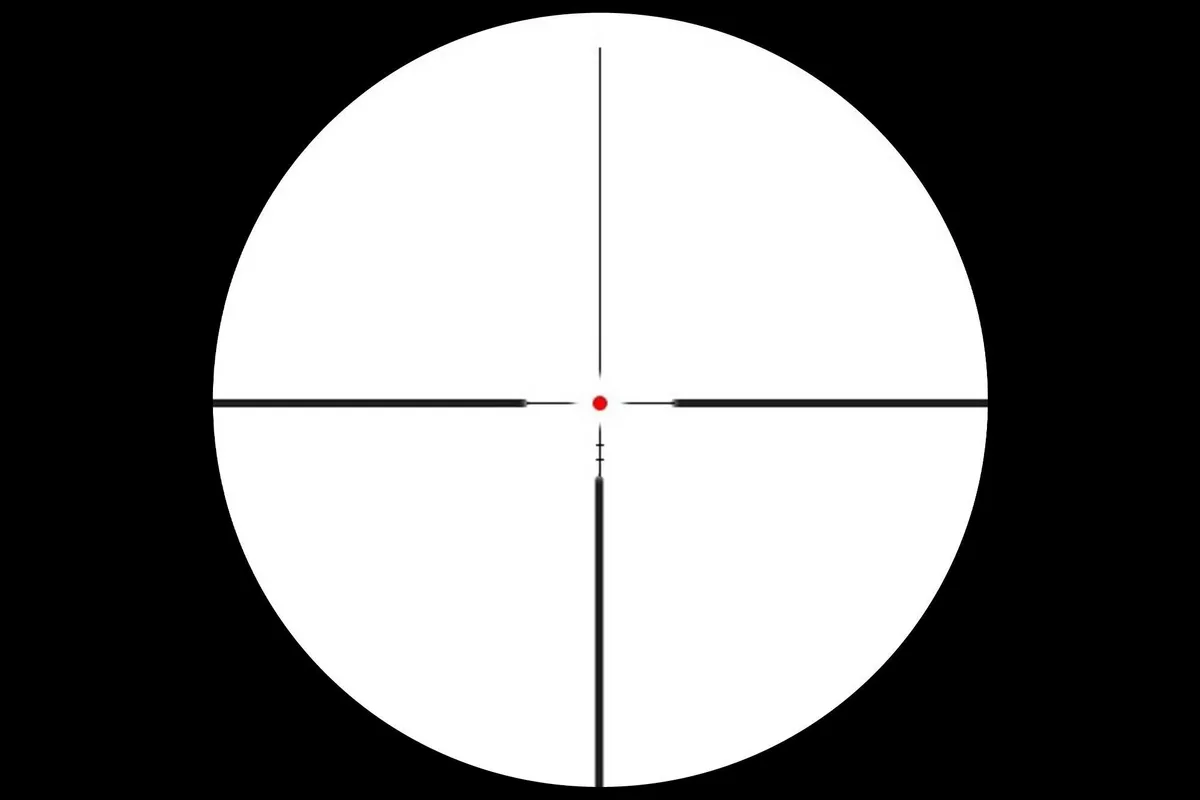 Tacfire 1-4x24mm Illuminated Rifelescope - Dot Reticle - Rifle Scope, vista 2