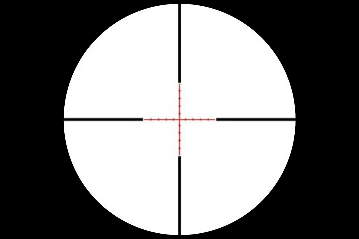 Tacfire 1-4x24mm Illuminated Rifelescope - MIL Dot Reticle - Rifle Scope, vista 2