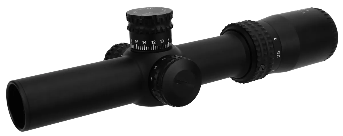 Tacfire 1-4x24mm Illuminated Rifelescope - MIL Dot Reticle - Rifle Scope, vista 1