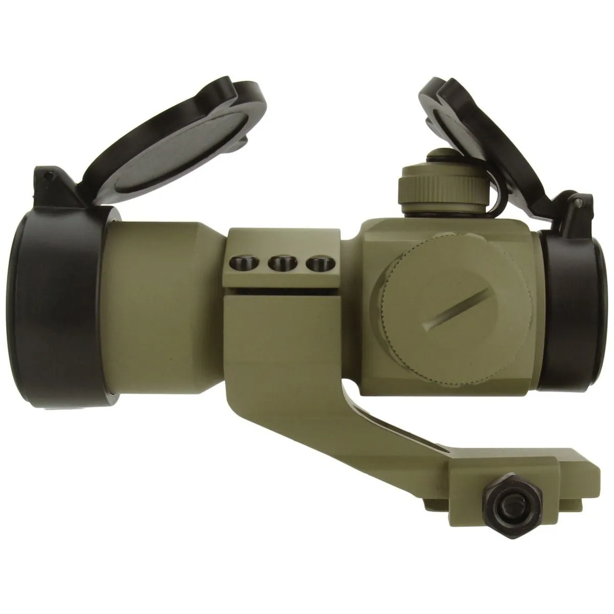 Tacfire 1x30 Dual Illuminated Red Dot with Cantilever Mount - Tan - Optic - view 3