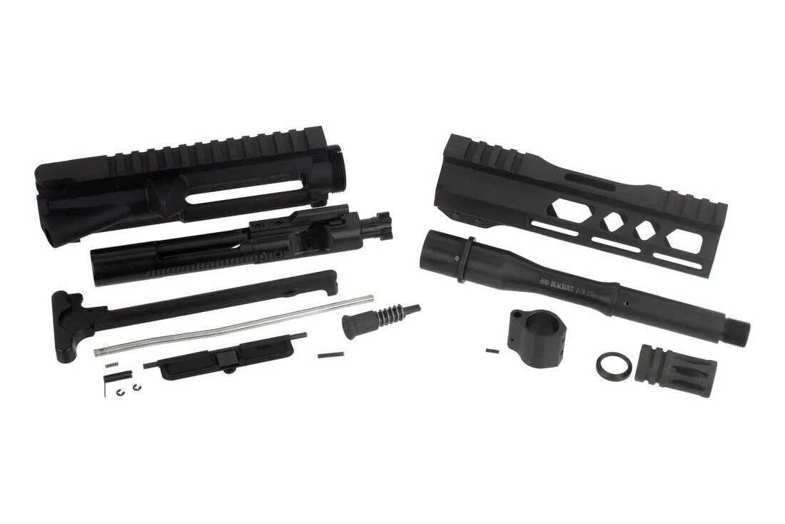 TacFire .300 Blackout Ar-15 Upper Receiver Build Kit With Bolt Carrier Group - 7.5" - Upper Receiver for AR-15 - view 1