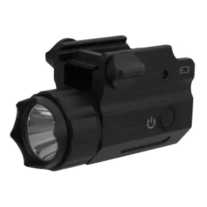 Tacfire 360 lm Compact Sized Flashlight, Black - FLP360-C - Light - view 1