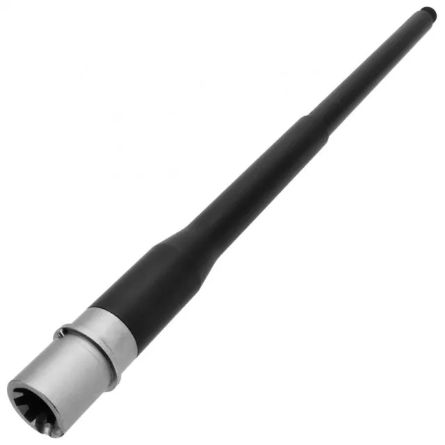 TacFire 6.5 Creedmoor 1x8 Twist 18in Barrel Nitrided w/Nib Extension Black - Barrel for AR-15, vista 1