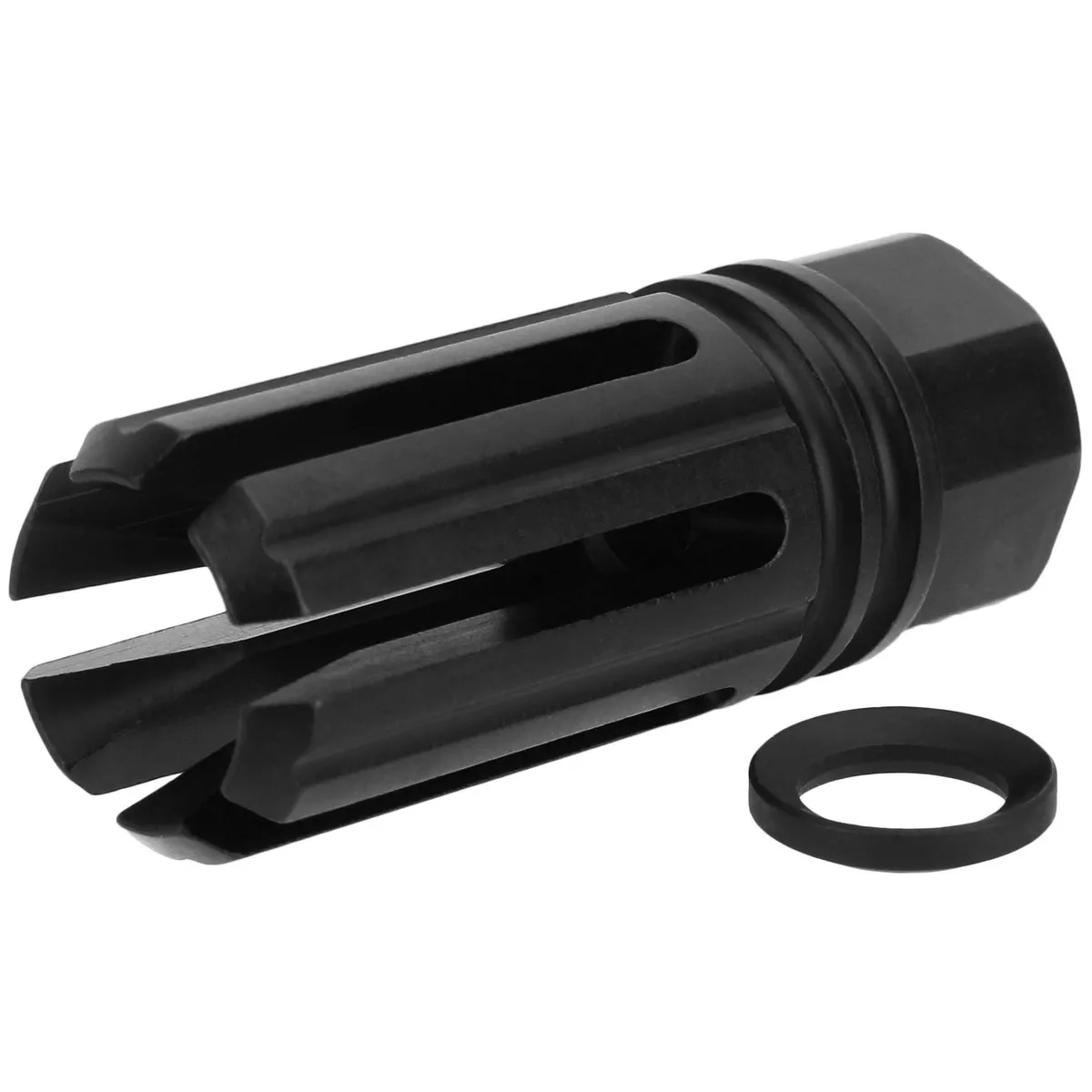 Tacfire 6 Prong Brake Flash Hider, .308 Win/7.62 - MZ10053B - Muzzle Device for AR-15 - view 4