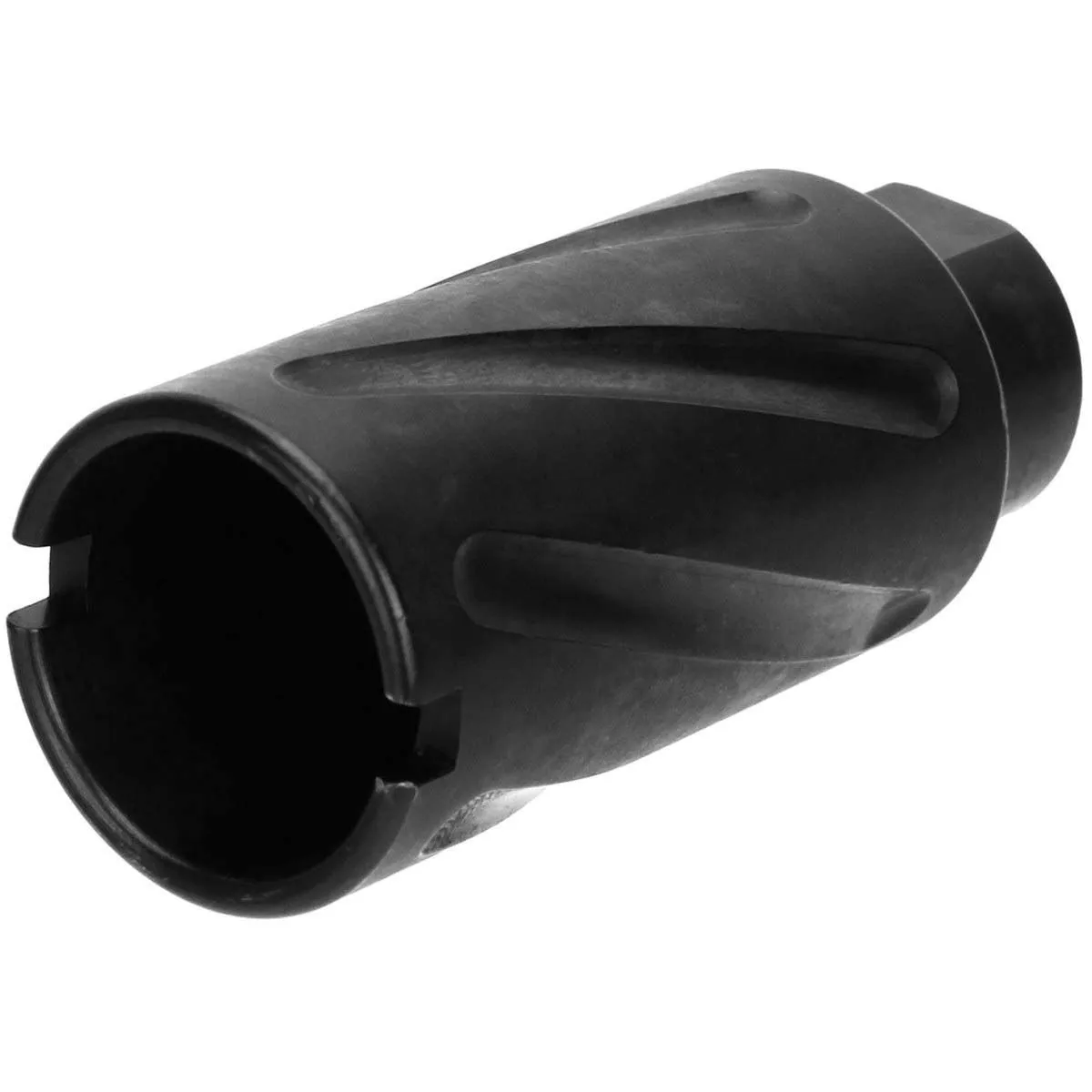 Tacfire 9mm Spiral Fluted Flash Hider - 1/2x36 - Muzzle Device for AR-15 - view 2