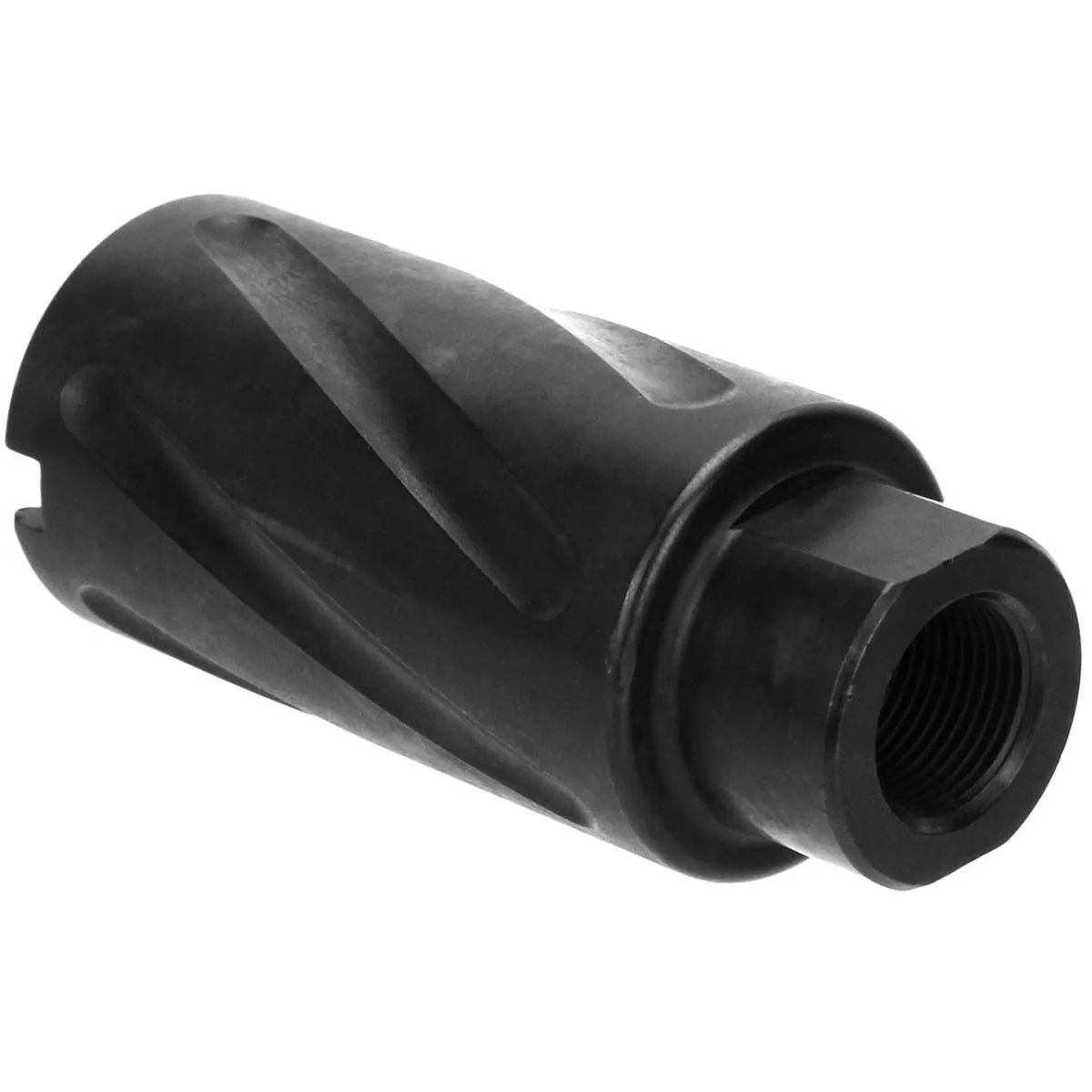 Tacfire 9mm Spiral Fluted Flash Hider - 1/2x36 - Muzzle Device for AR-15 - view 3