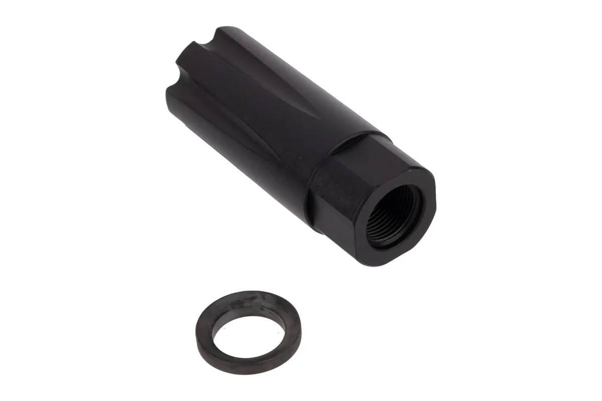 Tacfire Ar-15 Linear Compensator Nitride - 1/2x28 - Muzzle Device for AR-15 - view 3