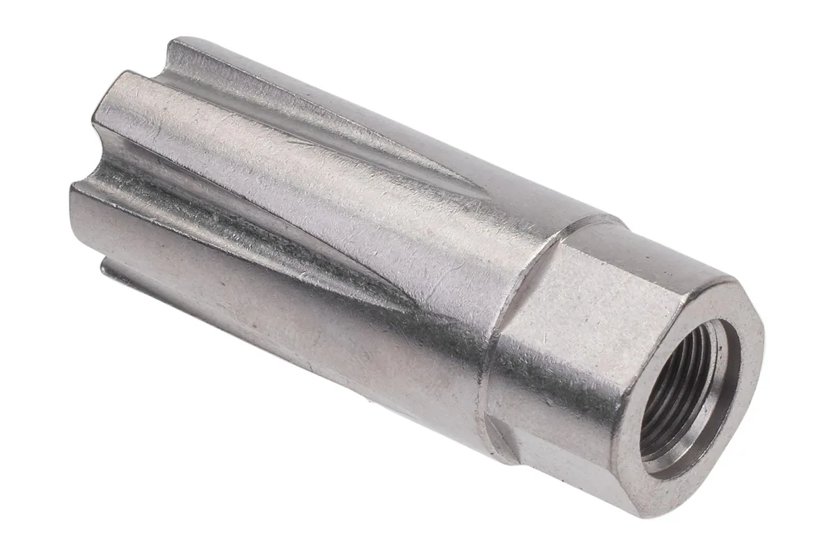 Tacfire Ar-15 Linear Compensator Nitride - 1/2x28 - Stainless Steel - Muzzle Device for AR-15 - view 3