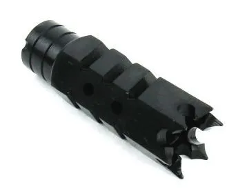 Tacfire Ar-15 Thread Crown Muzzle Break - 1/2x28 - Muzzle Device for AR-15 - view 3