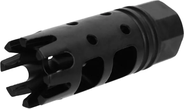 Tacfire Ar-15 Thread Crown Muzzle Break - 1/2x28 - Muzzle Device for AR-15 - view 4