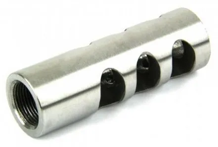 Tacfire Compact Compensator 5/8"-24 tpi for AR-10, Stainless Steel - MZ1002-3SS-N - Muzzle Device for AR-15 - view 2