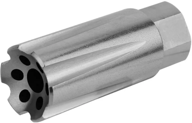Tacfire Compact Compensator 5/8"-24 tpi for AR-10, Stainless Steel - MZ1002-3SS-N - Muzzle Device for AR-15 - view 3