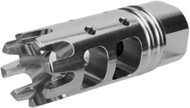 TacFire Crown Muzzle Brake .223/5.56 1/2x28 Stainless Steel Small - Muzzle Device for AR-15 - view 1