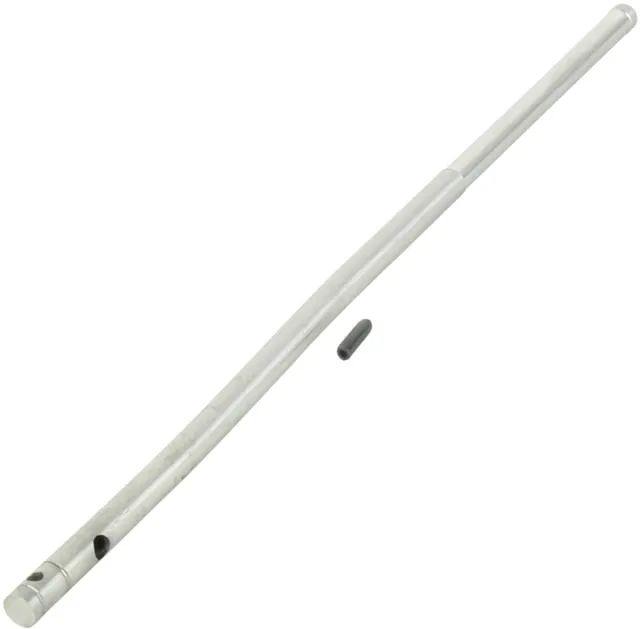 TacFire Pistol Length Micro Gas Tube w/Pin/Steel 5.25 in Stainless Steel Small - Gas Tube for AR-15 - view 1